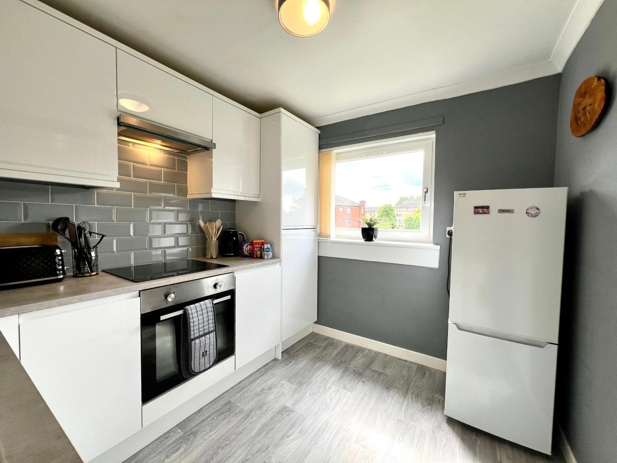 Spacious 2 Bed-Flat In Glasgow City - Free Parking Esterno foto